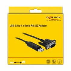 Delock USB-serijski pretvarač DB09 M FTDI 1,8 m 66282