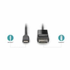 Digitus USB Type-C-DisplayPort kabel 2 m 8K 30Hz dvosmjerni