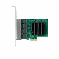 Delock PCIe 4xRJ45 gigabitna mrežna kartica RTL8111 89025