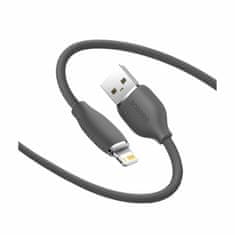 BASEUS USB/Lightning kabel 1,2 m 2,4 A crni silikagel CAGD000001
