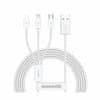 USB kabel 3u1 Lightning/TipC/Micro 1,5 m bijeli CAMLTYS-02