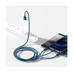BASEUS USB kabel 3u1 Lightning/TipC/Micro 1,5 m plavi CAMLTYS-03
