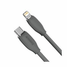 BASEUS TypeC/Lightning kabel 1,2 m 20 W PD silikagel crni CAGD020001