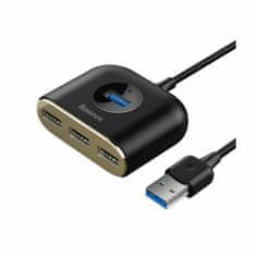 BASEUS USB 3.0 hub 4xTipA 1m crni CAHUB-AY01