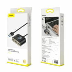 BASEUS USB 3.0 hub 4xTipA 1m crni CAHUB-AY01