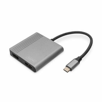 Digitus USB 3.0 Type-C-2x HDMI 4K 30Hz pretvarač DA-70828