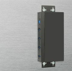 Delock USB 3.0 hub 4xA DIN 15kV ESD zaštita 63309
