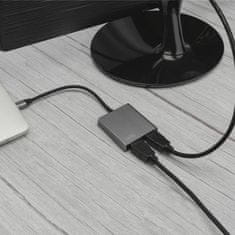 Digitus USB 3.0 Type-C-2x HDMI 4K 30Hz pretvarač DA-70828