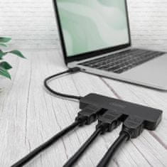 Digitus multiplikator USB C - 3x HDMI 4K/60Hz MST DS-45333