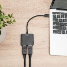 Digitus multiplikator USB C - 2x DisplayPort 4K/60Hz MST DS-45339