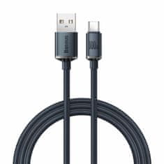 BASEUS Kabel USB AC 1,2 m 100 W PD Crystal Shine crni CAJY000401