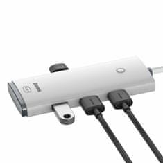 BASEUS USB hub 3.2 4xTipA 25cm bijeli WKQX030002