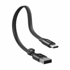BASEUS kabel USB AC 0,23 m 2A Nimble ravni crni CATMBJ-01