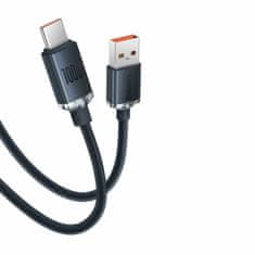 BASEUS Kabel USB AC 1,2 m 100 W PD Crystal Shine crni CAJY000401