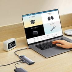 BASEUS USB hub TypeC 4xTypeA srebrni WKWG070013