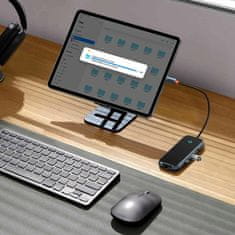BASEUS USB 3.0 Type-C 5-u-1 priključna stanica crna WKJZ010113
