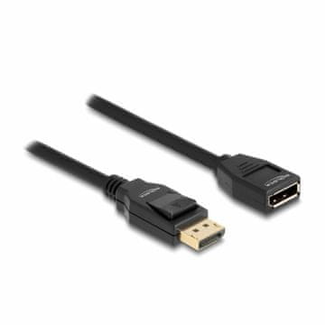 Delock DisplayPort produžni kabel 2 m 4K 60Hz crni 80002
