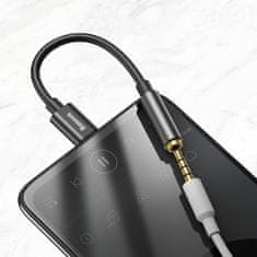 BASEUS adapter AUDIO USB TypeC-Priključak 3,5 mm stereo 9 cm crni CATL54-0G