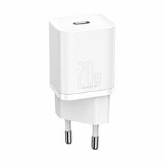 BASEUS punjač s kabelom 20W TypeC/ Lightning bijeli QC Super Si TZCCSUP-B02
