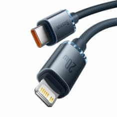 BASEUS Kabel TypeC/Lightning 2m 20W C Crystal Shine crni CAJY000301