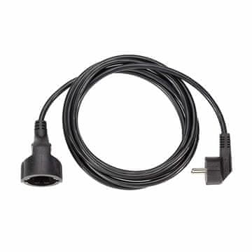 Bachmann produžni kabel 220V kabel 5m crni 341.186