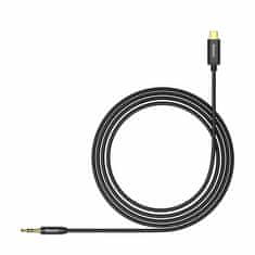 BASEUS kabel TypeC AUDIO - priključak 3,5 mm 1,2 m crni CAM01-01