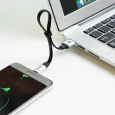 BASEUS kabel USB AC 0,23 m 2A Nimble ravni crni CATMBJ-01