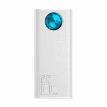 BASEUS Prijenosna baterija 30.000 mAh 65 W PowerBank bijela PPLG000102