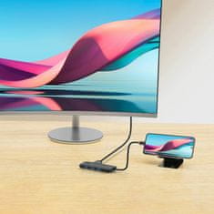 BASEUS USB 3.1 Type-C 5-u-1 4K priključna stanica crna WKQX040001