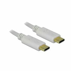 Delock USB kabel C-C 15cm 100W 5A bijeli 85357