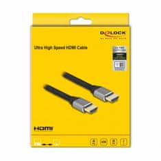Delock HDMI kabel 8K 60Hz Ultra HD 2m sivo/crni 83996
