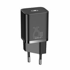 BASEUS punjač s kabelom 25W TypeC/TypeC crni QC Super Si TZCCSUP-L01