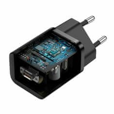 BASEUS punjač s kabelom 25W TypeC/TypeC crni QC Super Si TZCCSUP-L01