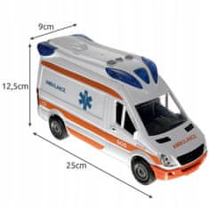 Kruzzel Ambulanta 25cm LED i zvučni efekti + nosila
