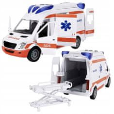 Kruzzel Ambulanta 25cm LED i zvučni efekti + nosila
