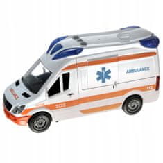 Kruzzel Ambulanta 25cm LED i zvučni efekti + nosila