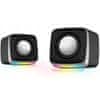 RGB LED rainbow 2.0 računalni USB zvučnici