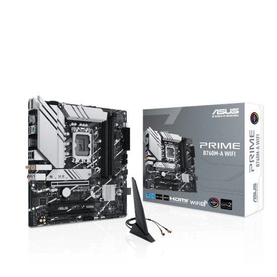 ASUS Prime B760M-A WIFI matična ploča, DDR5, LGA1700, mATX (PRIME B760M-A WIFI)