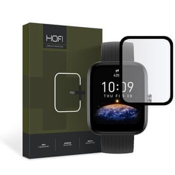 Hofi Hybrid zaštitno staklo za Amazfit Bip 3 / 3 Pro, crno