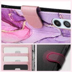 Tech-protect Wallet preklopna maska za Samsung Galaxy A15 4G / 5G, marble