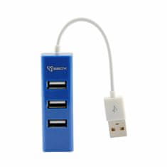 S-box USB hub 4xA H-204BL plavi