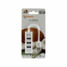 S-box USB hub 4xA H-204W bijeli