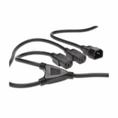 Digitus Kabel za napajanje 220V EURO 1xC14 - Y 2xC13 1,7 m