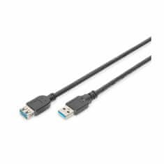 Digitus USB 3.0 produžni kabel A-A 3m crni