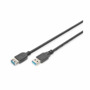 Digitus USB 3.0 produžni kabel A-A 3m crni