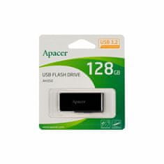 Apacer USB 3.2 Gen1 ključ 128GB AH350 crno/bijeli
