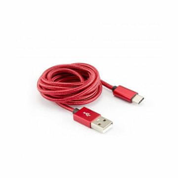 S-box USB A-C kabel 1,5 m crveni