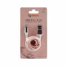 S-box Apple USB/Lightning kabel 1,5 m ružičasti IPH7-RG