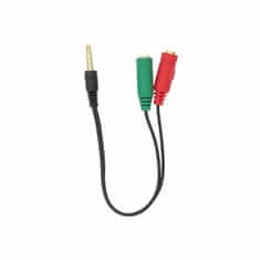 S-box AUDIO adapter 3,5M 4-pinski - 2x3,5Ž stereo