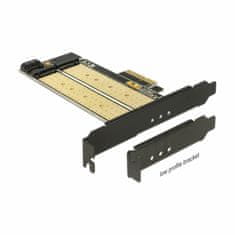 Delock PCIe kontroler kartice x4 1xM.2 NVMe + 1xM.2 NGFF + niski profil
